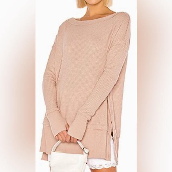 FREE PEOPLE NORTH SHORE THERMAL TOP SIZE MEDIUM - Picture 2 of 12